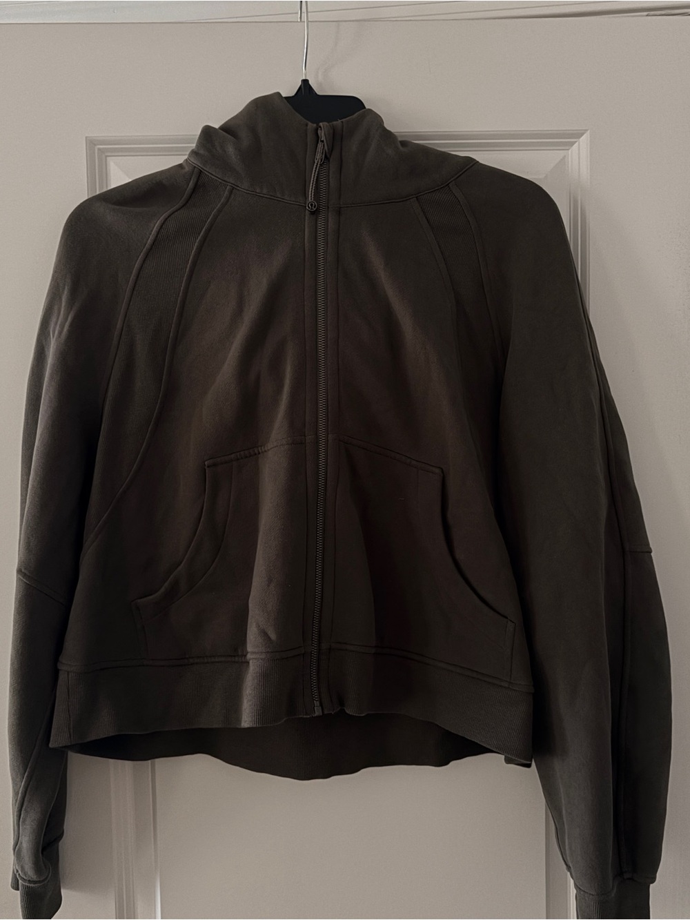 lululemon Olive Green Full-Zip Scuba Hoodie